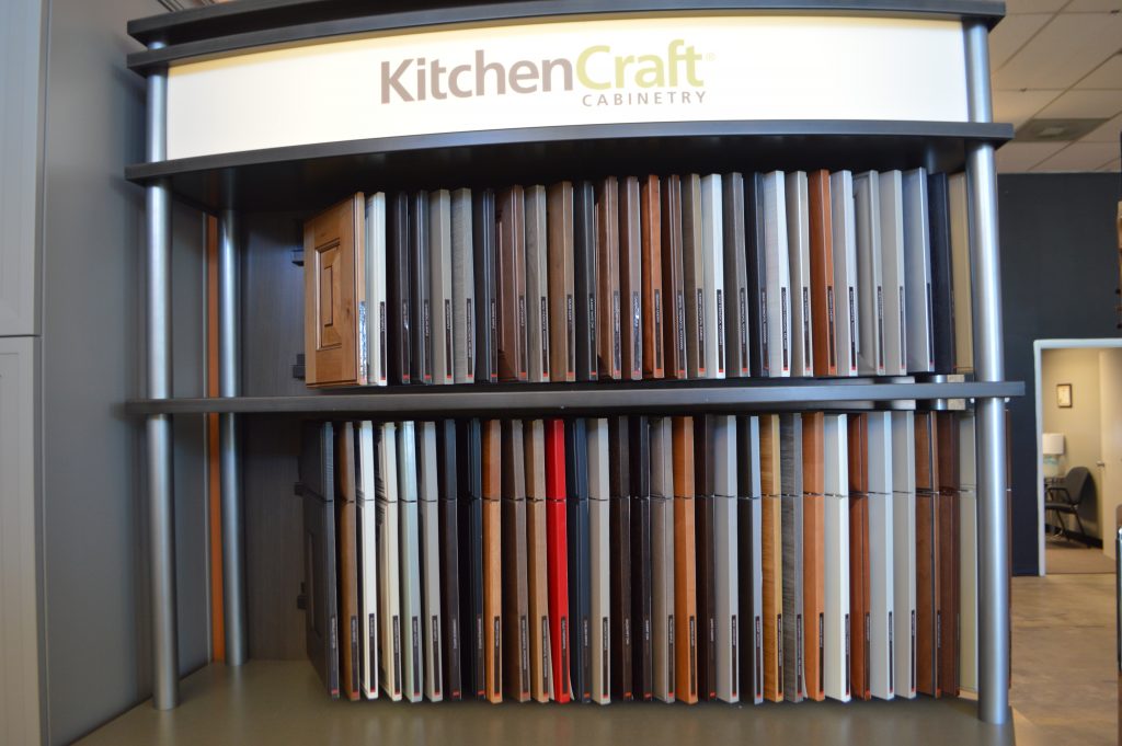 samples of KitchenCraft cabinet materials